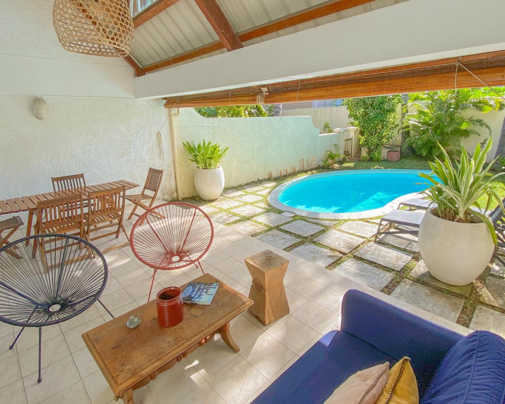 Chic Home With Private Pool, 1 Min To Beach Кап Малёрё Экстерьер фото